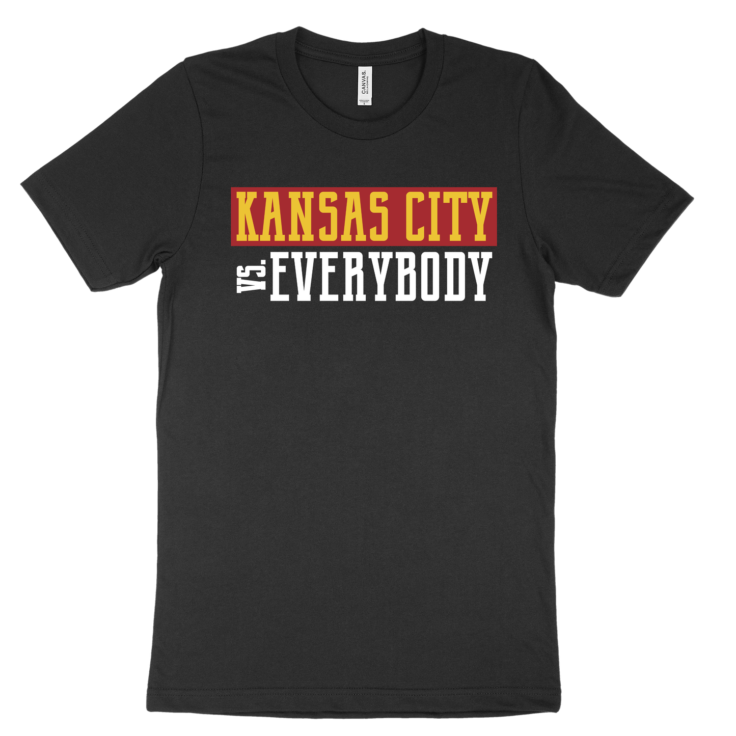 Kansas City vs. Everybody Tee - Black