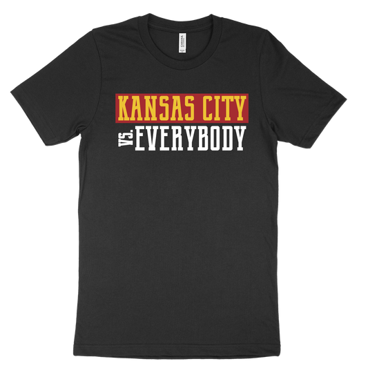 Kansas City vs. Everybody Tee - Black