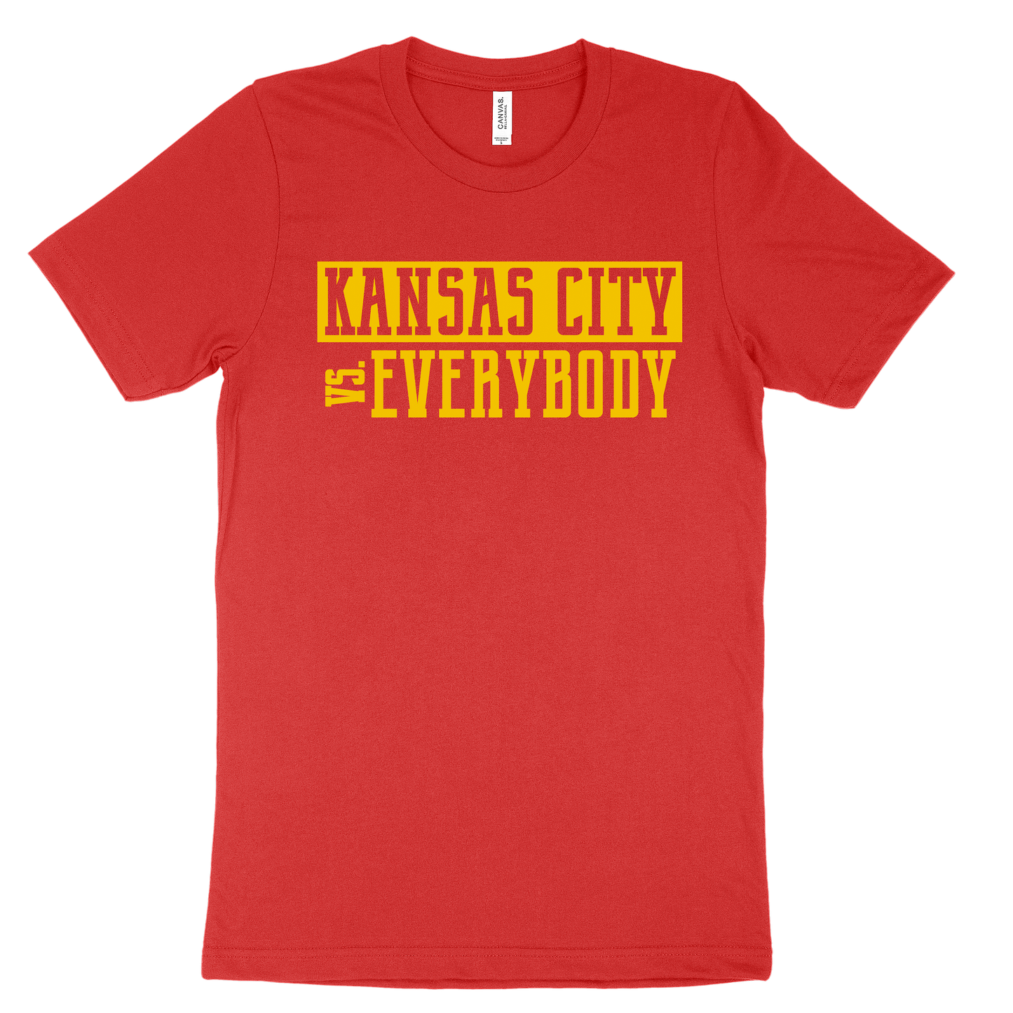 Kansas City vs. Everybody Tee - Red