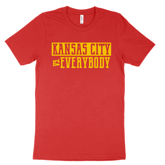 Kansas City vs. Everybody Tee - Red