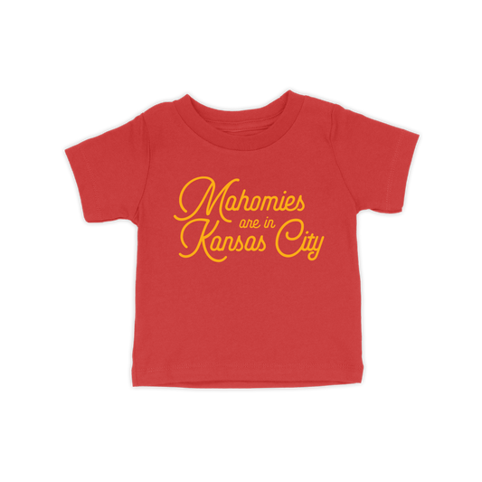 Mahomies Are In Kansas City Toddler Tee | Red