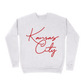 Kansas City Oversized Script Sweatshirt - Ash