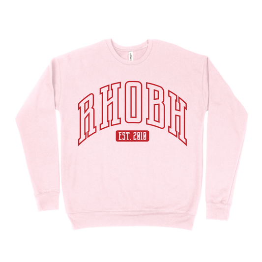 RHOBH EST 2010 Sweatshirt - Light Pink