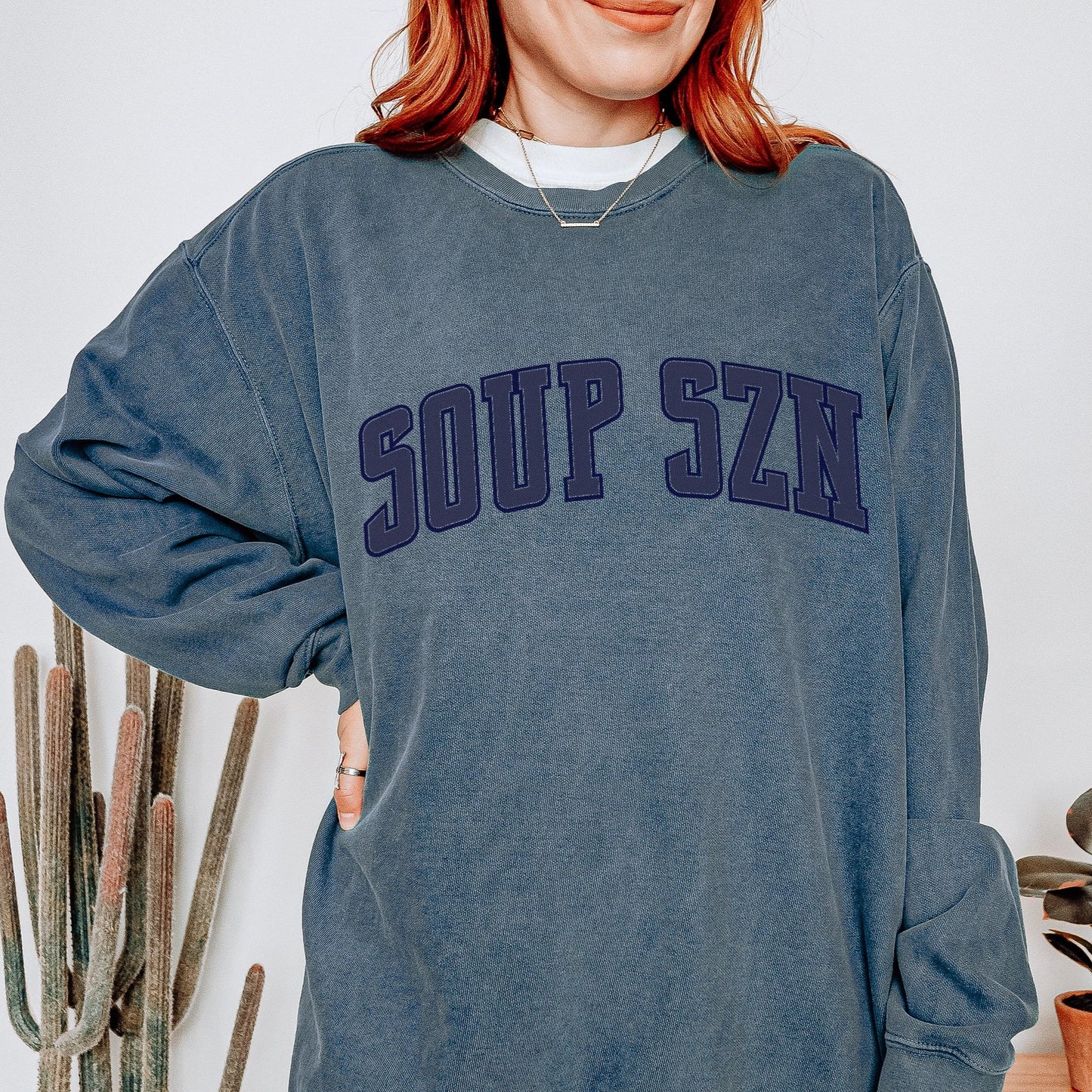 Soup Szn CC Sweatshirt - Denim