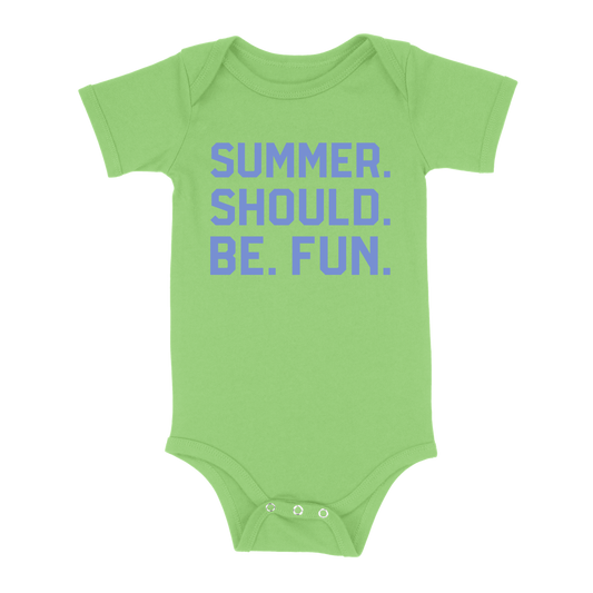Summer. Should. Be. Fun. Baby - Lime Green