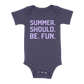 Summer. Should. Be. Fun. Baby - Navy