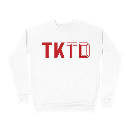TKTD Sweatshirt - White Red