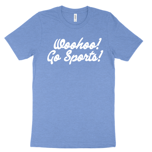 Woohoo! Go Sports! Tee - Blue