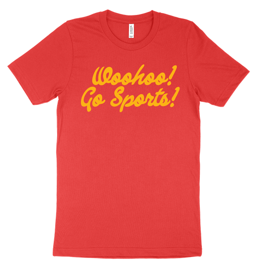Woohoo! Go Sports! Tee - Red