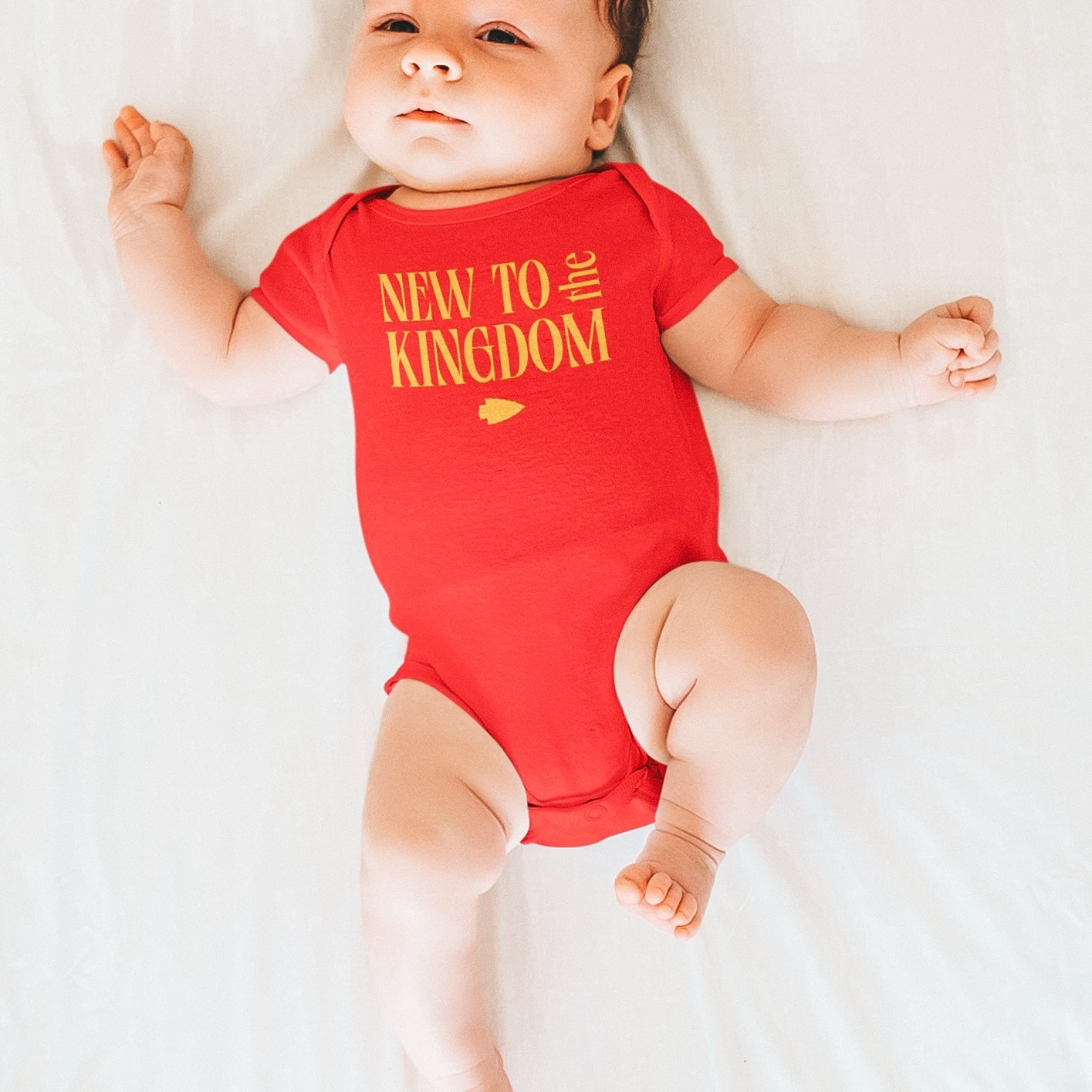 New to the Kingdom Baby - Red