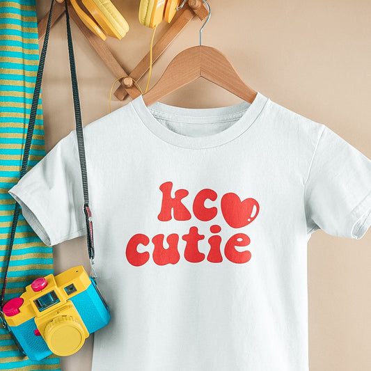 KC Cutie Toddler Tee | White Red