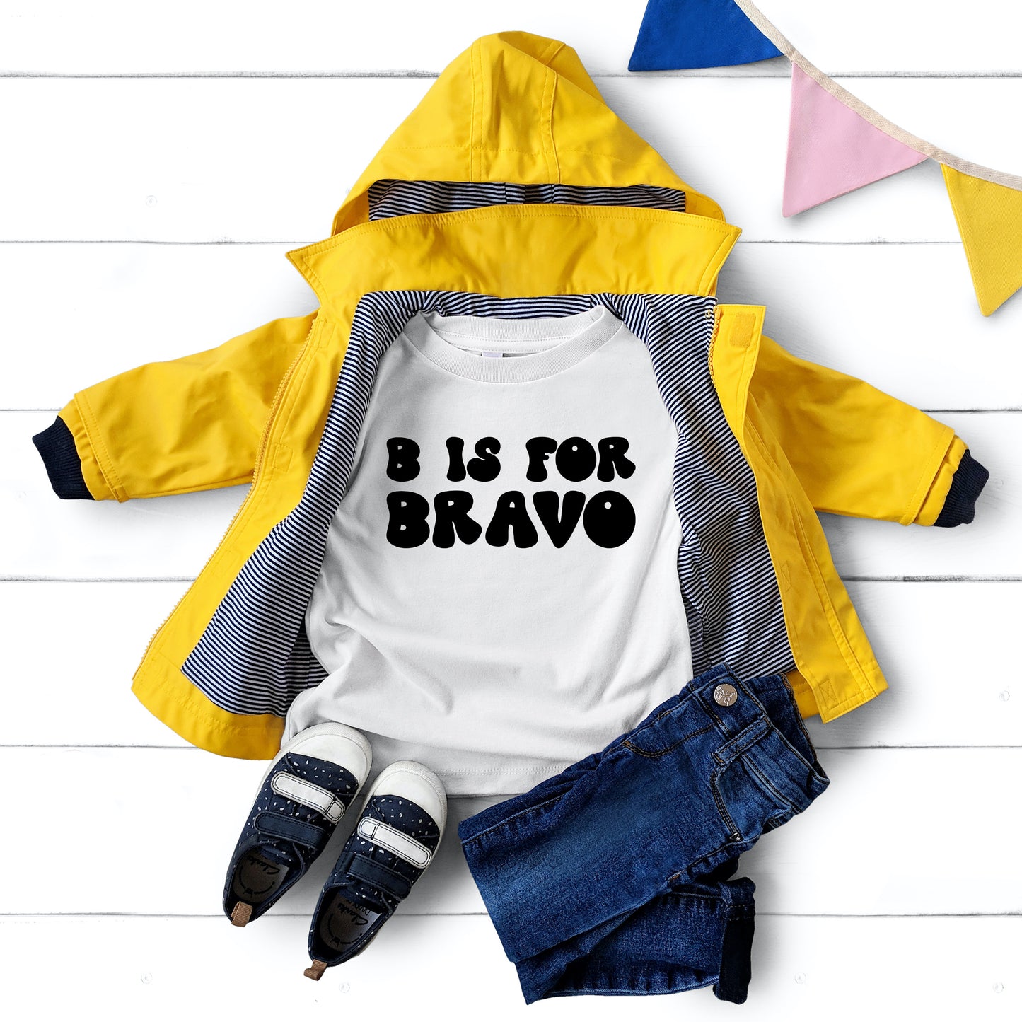 B is for Bravo | Bravo Toddler Tee