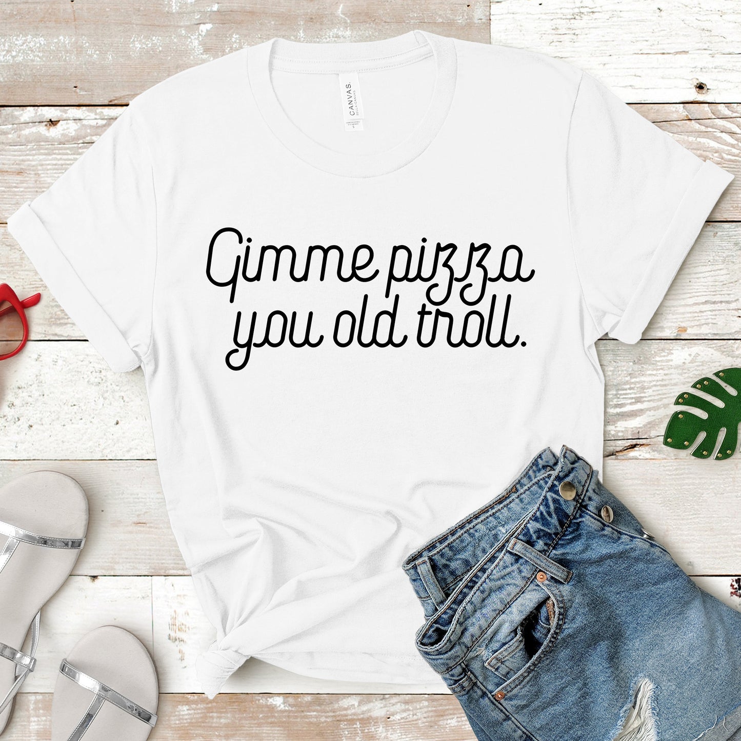 Gimme Pizza You Old Troll | RHONJ Tee