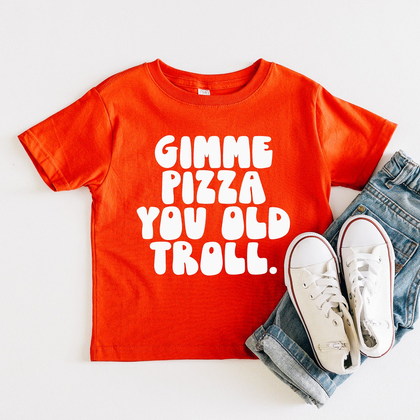 Gimme Pizza You Old Troll | RHONJ Toddler Tee