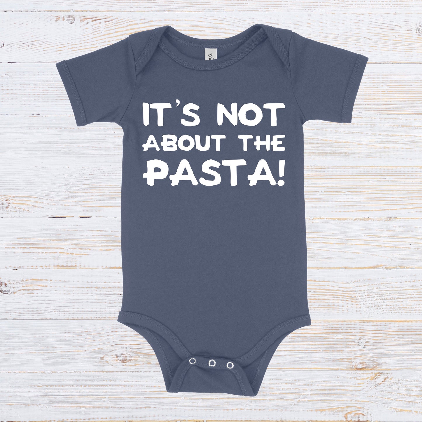 It's Not About The Pasta | VPR Baby One Piece