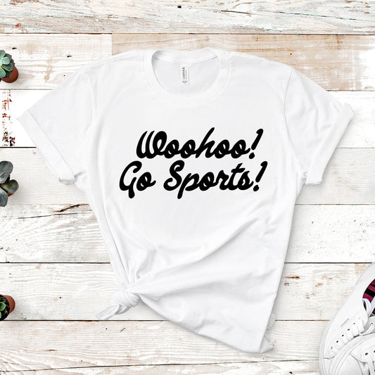 Woohoo! Go Sports! Tee - White